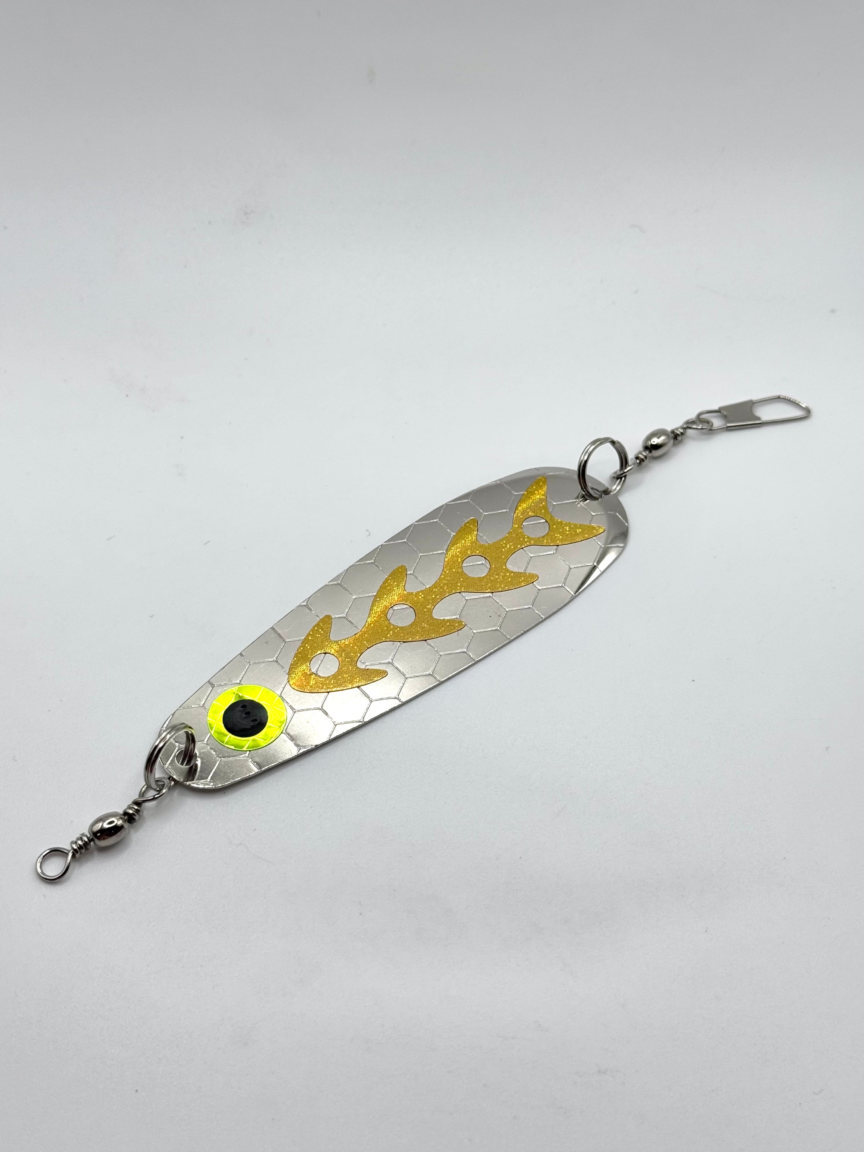 3.5 inch Chrome Hex Dodgers