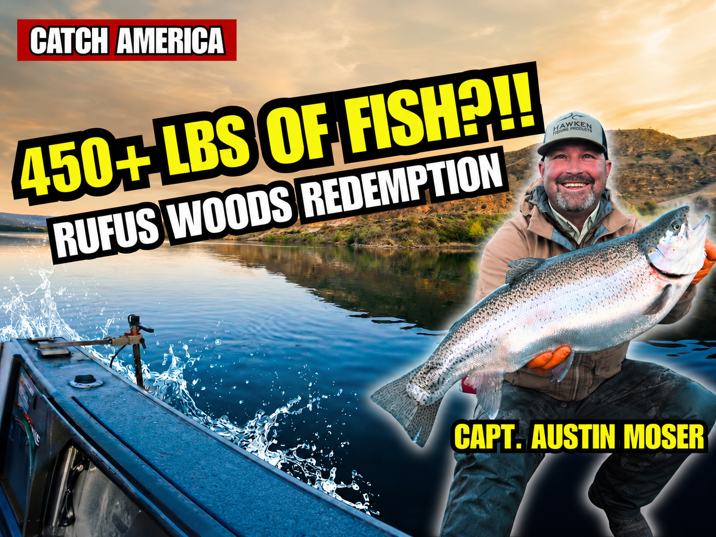 450+ LBS OF FISH?! | Rufus Woods Redemption | Capt. Austin Moser