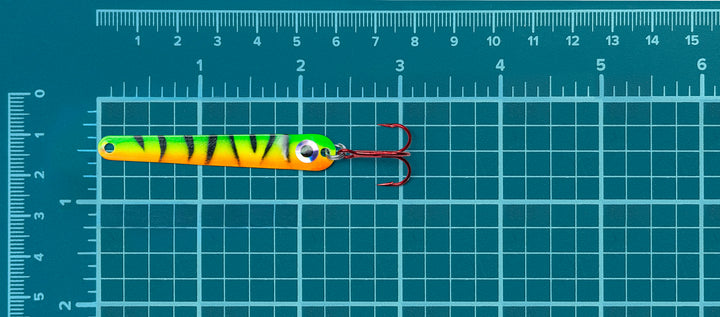 Popped-Eyed Spoon - All-Brass Flutter Spoon for king salmon, landlocked salmon, salmon - Catch America product image