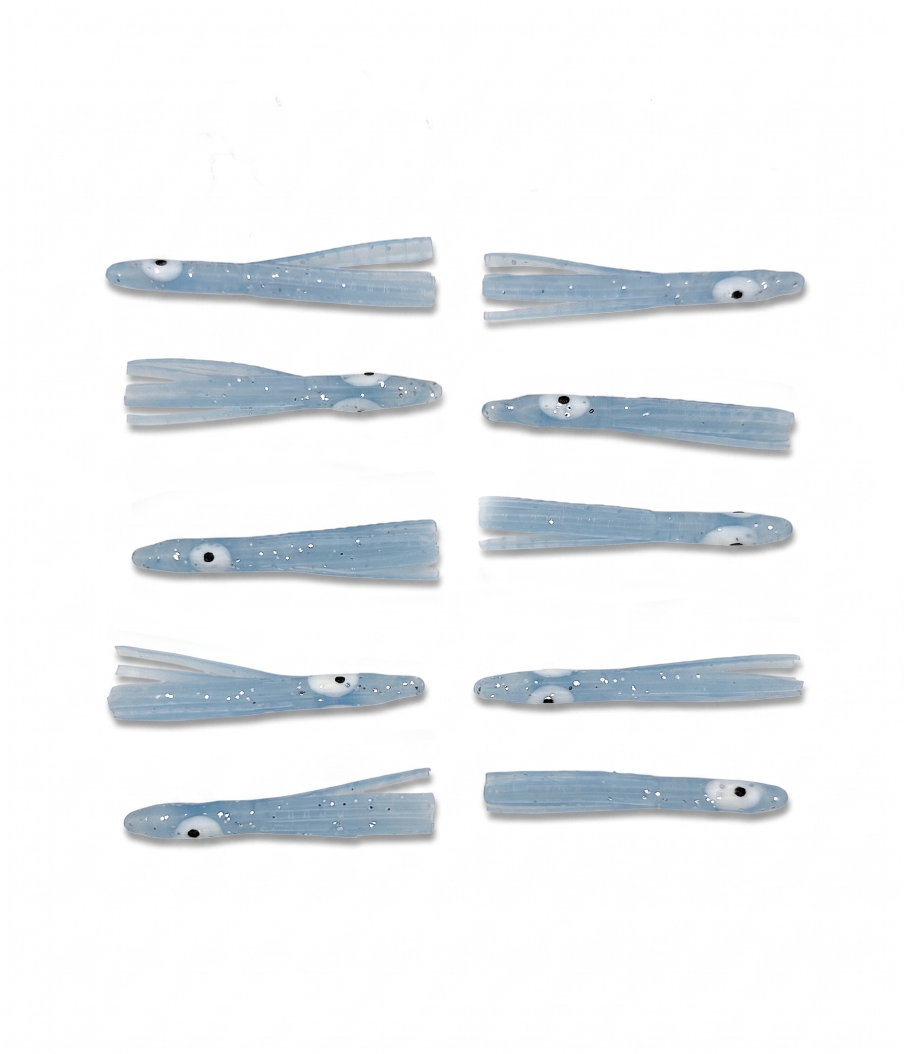Catch America 1.5 inch Glow Micro Hoochie - 10 Pack