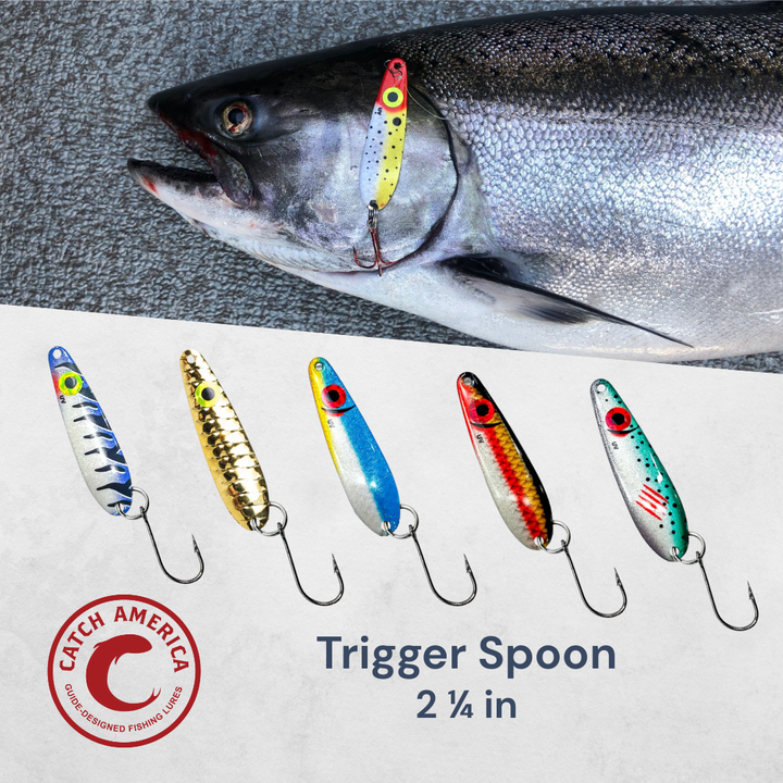 Trigger Spoon 2.25" - Trout & Landlocked Salmon for king salmon, landlocked salmon, trout - Catch America product image