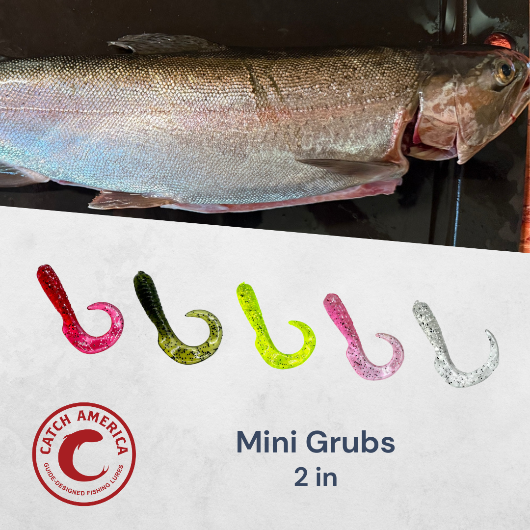 Mini Grubs - Trout Soft Bait 5 Pack