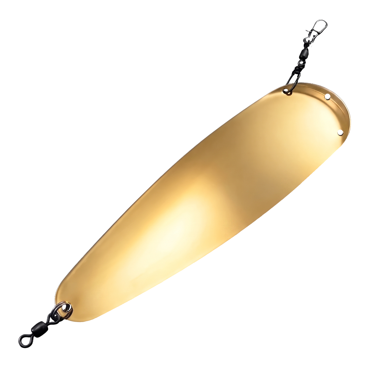 Trolling Dodger 6" - Kokanee & Trout in 24k Gold-6 for king salmon, kokanee, landlocked salmon - Catch America product image