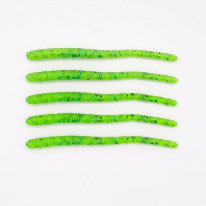 Trix Worms 3" - Trout & Bass Soft Plastic - 5 Pack