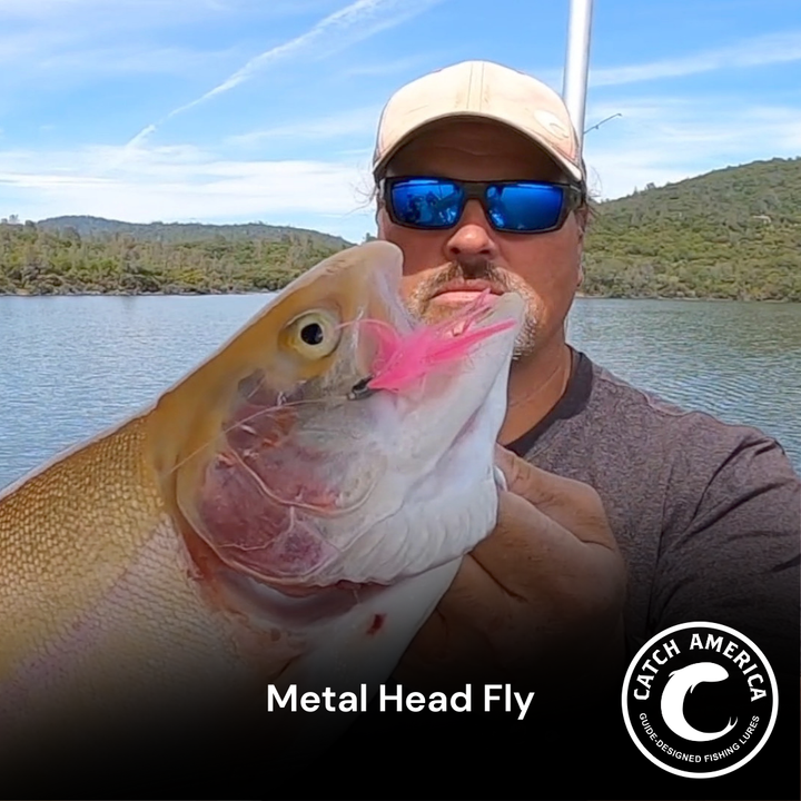 Metal Head Fly - Trophy Trout Trolling Fly - 2 Pack for trout - Catch America product image