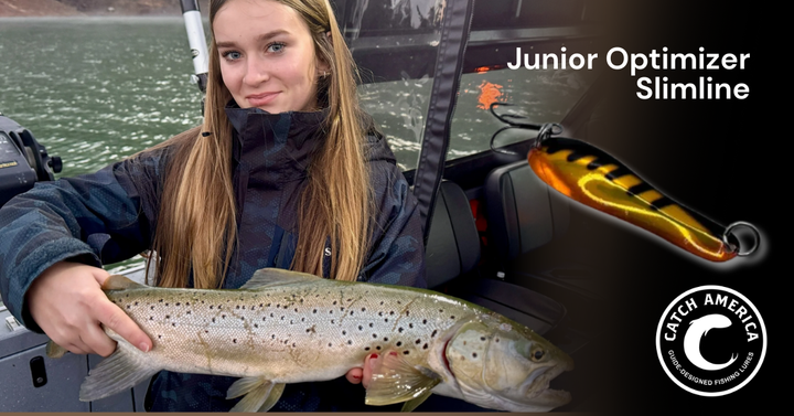 Junior Optimizer 2.25" - Slimline Trolling Spoon for king salmon, landlocked salmon, salmon - Catch America product image