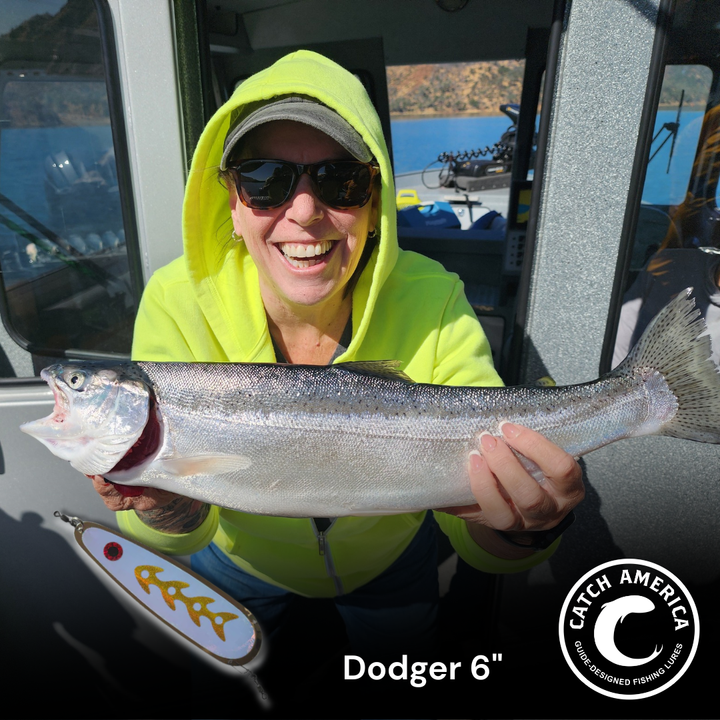 Trolling Dodger 6" - Kokanee & Trout for king salmon, kokanee, landlocked salmon - Catch America product image
