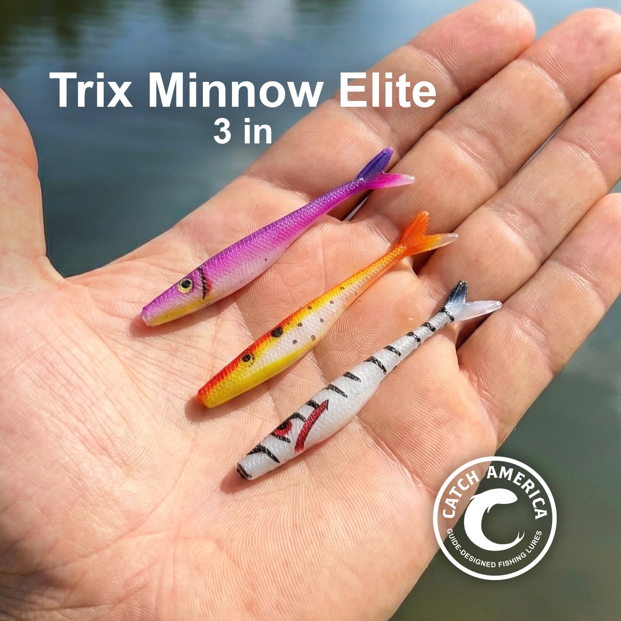 Trout Trix Minnows Elite (5 Pack) | Soft Plastic Fishing Lures