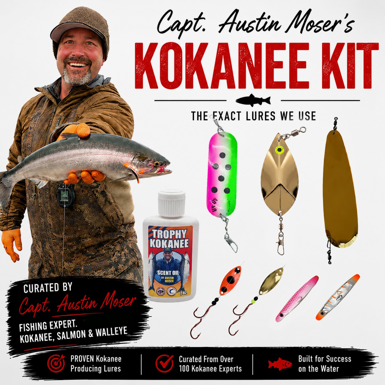 Austin Moser's Washington State Kokanee Kit for kokanee - Catch America product image