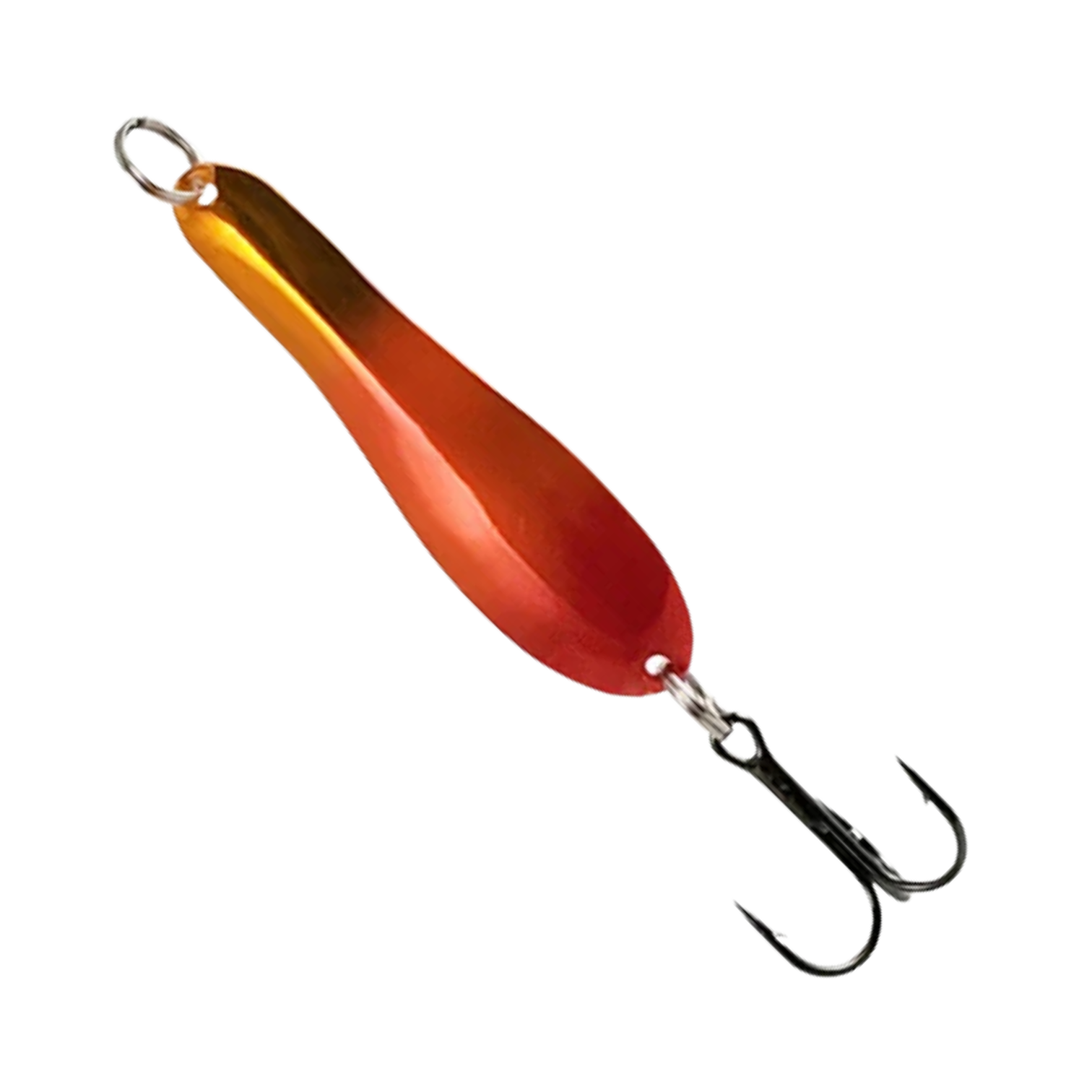 a copper fishing lure Red Baits Snatchin' Shad Silent Over 60 years of success catching all fresh water fish including trout Junior Optimizer 2.25" - Trout