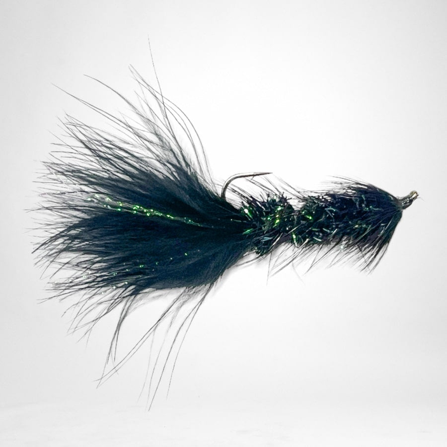 Trigger Bugger - Trout Trolling Fly - 2 Pack - Black