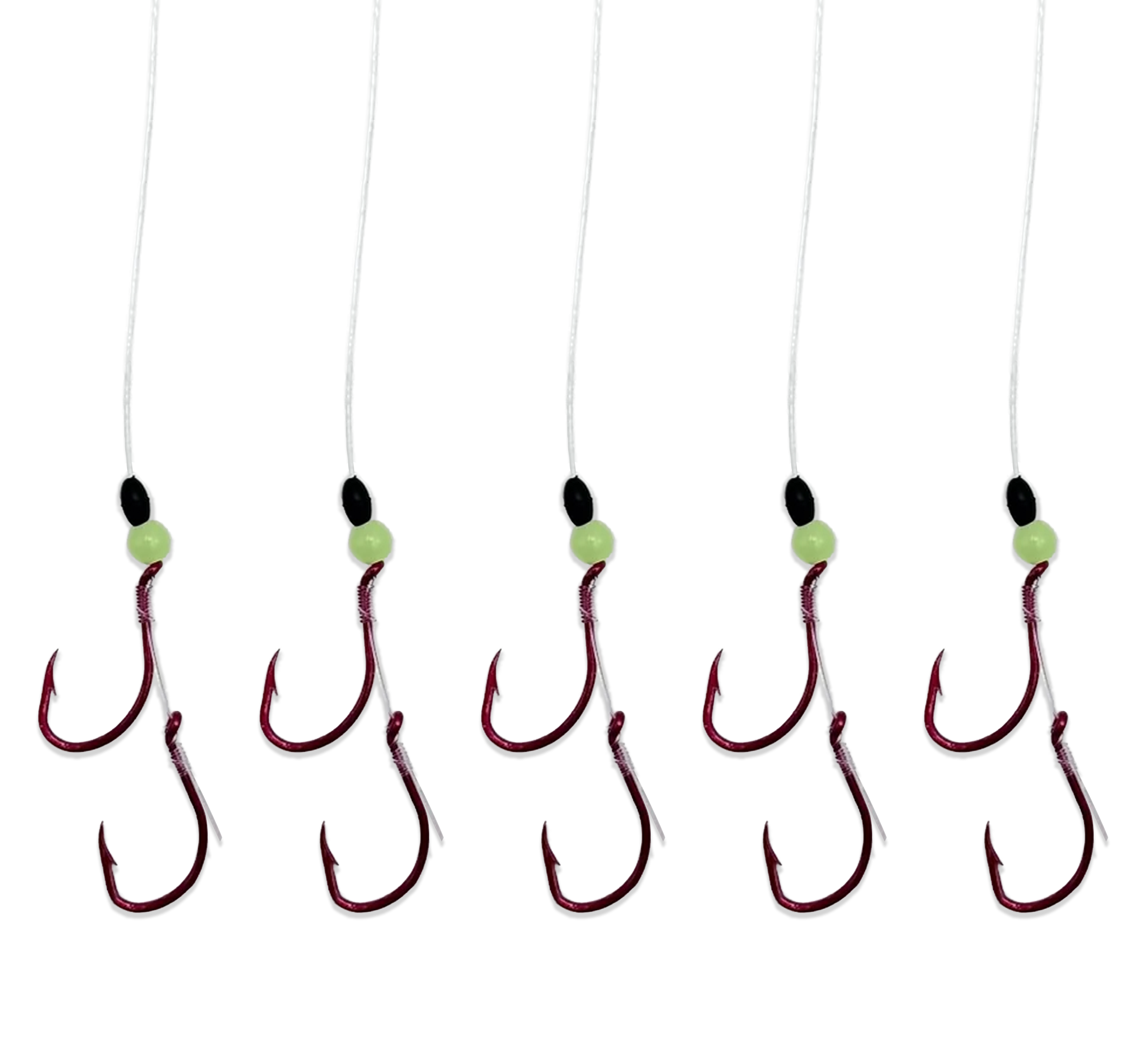 Catch America Double Hook Leader Packs - 5 Pack - #4 - 5 Pack
