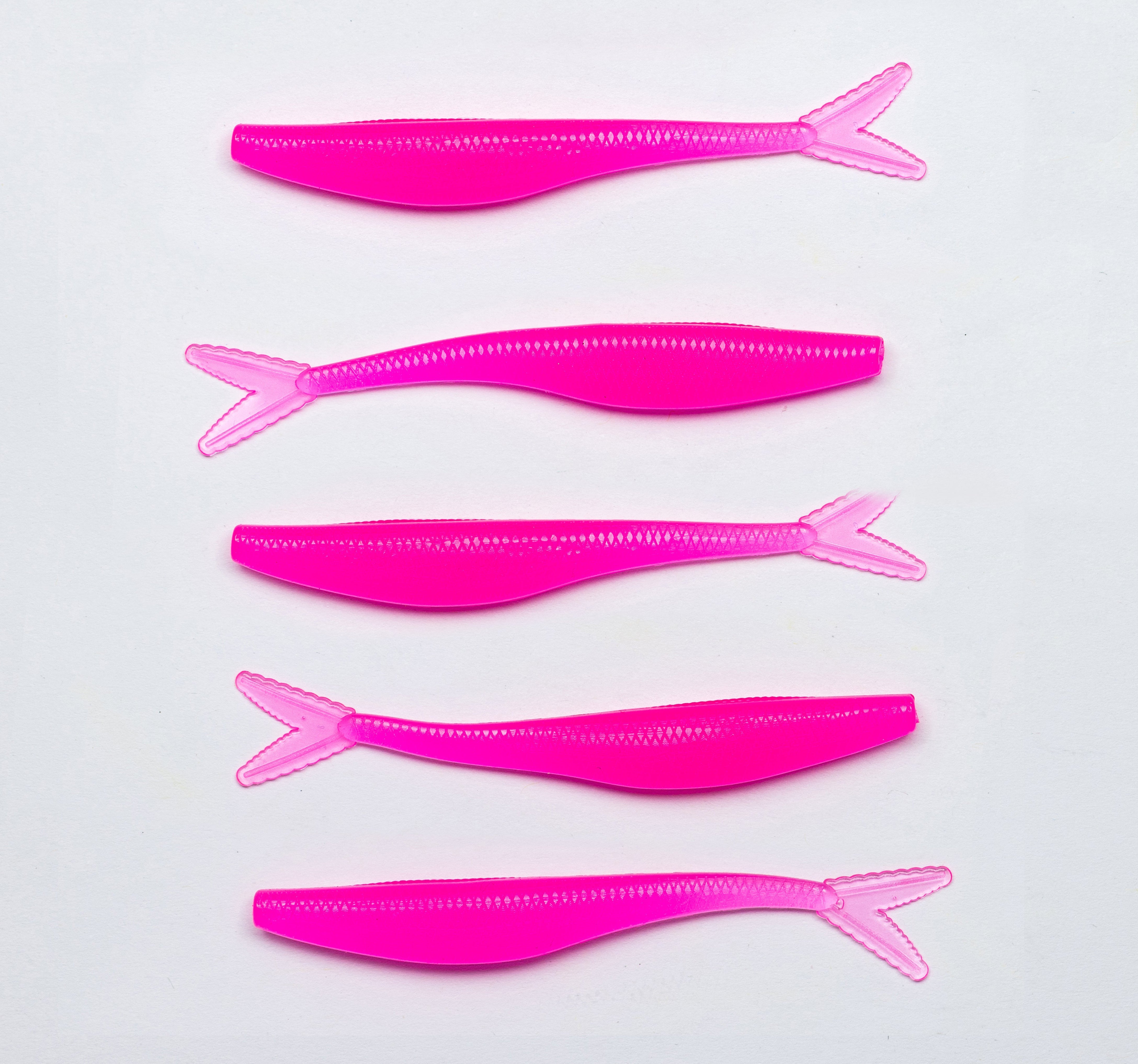 Trix Minnows - Trout Soft Bait 5 Pack - Pink