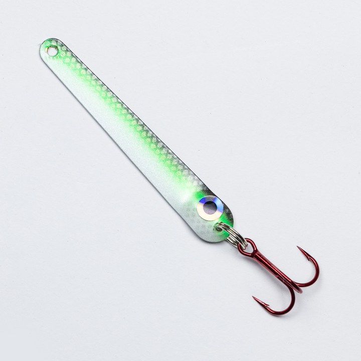 Popped-Eyed Spoon - All-Brass Flutter Spoon for king salmon, landlocked salmon, salmon - Catch America product image