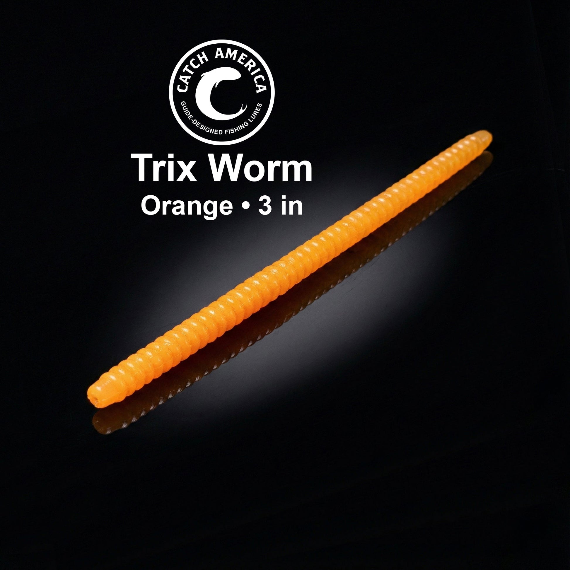 Trix Worms - Trout Soft Bait 5 Pack - Orange