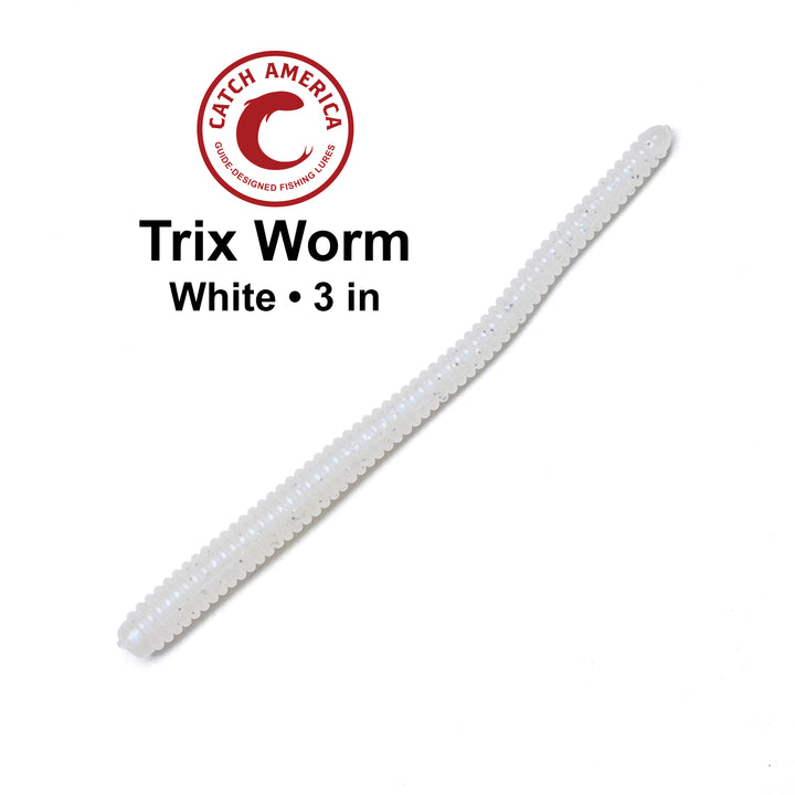 Trix Worms 3" - Trout Soft Bait - 25 Pack for king salmon, salmon, trout - Catch America product image