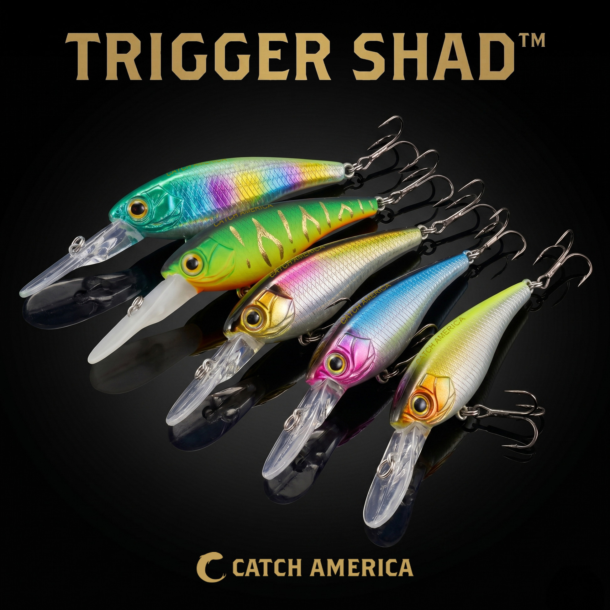 Trigger Shad™ Diving Plug - Trout, Salmon & Bass