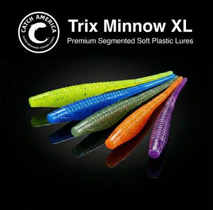 Trix Minnow XL 4" - Trout Soft Bait - 5 Pack