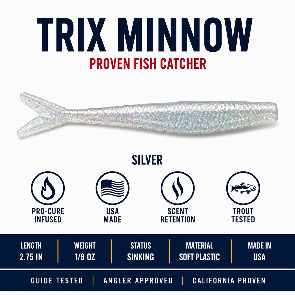 Trix Minnows - 5 pack