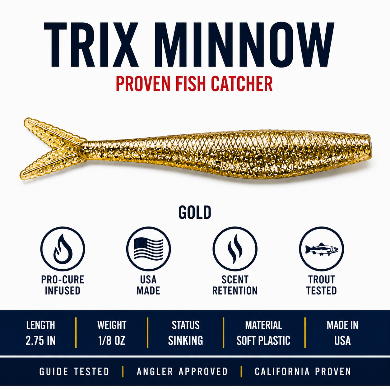 Trix Minnows - 5 pack