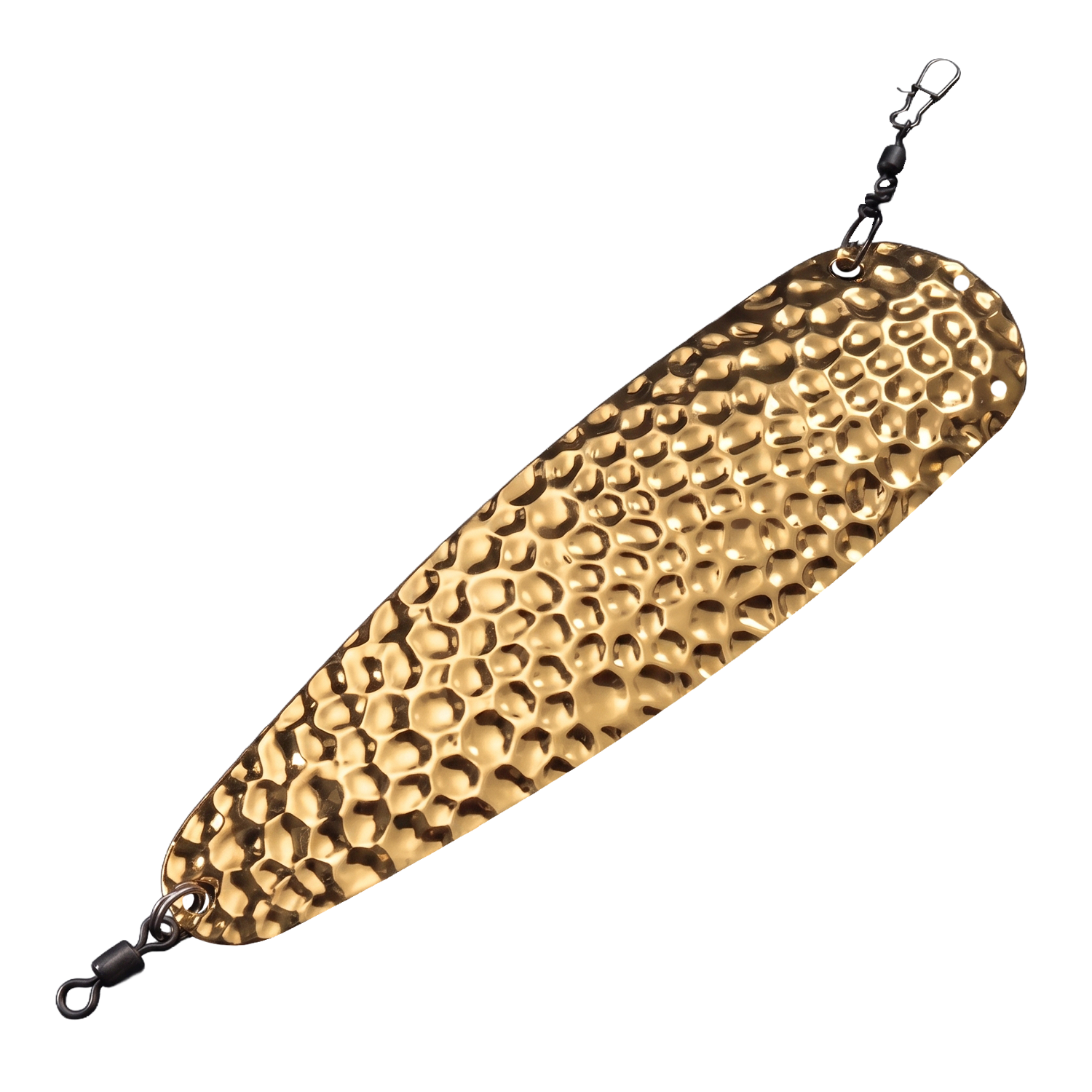Trolling Dodger 6" - Kokanee & Trout in Dimpled 24k for king salmon, kokanee, landlocked salmon - Catch America product image
