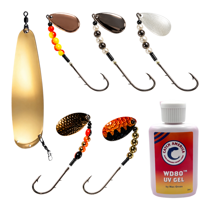 Fall Trout Nightcrawler Setup - Pro Snell, Dodger & WD80
