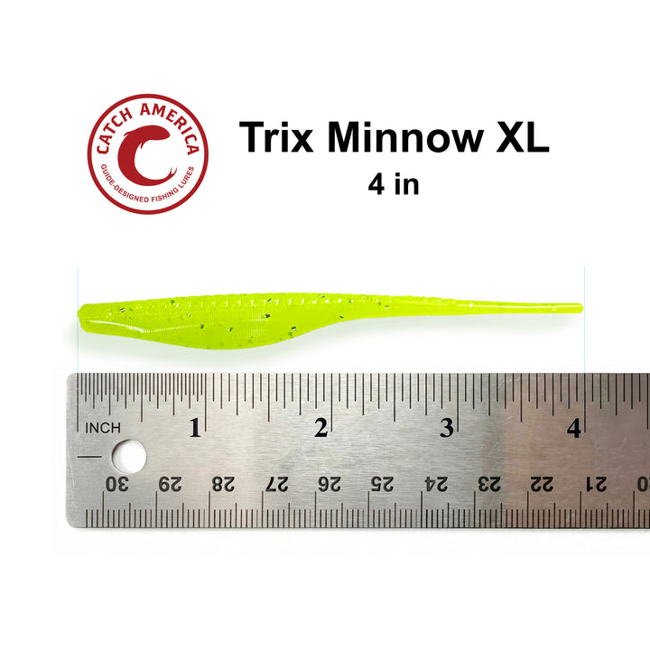 Trix Minnow XL 4" - Trout Soft Bait - 5 Pack for trout - Catch America product image