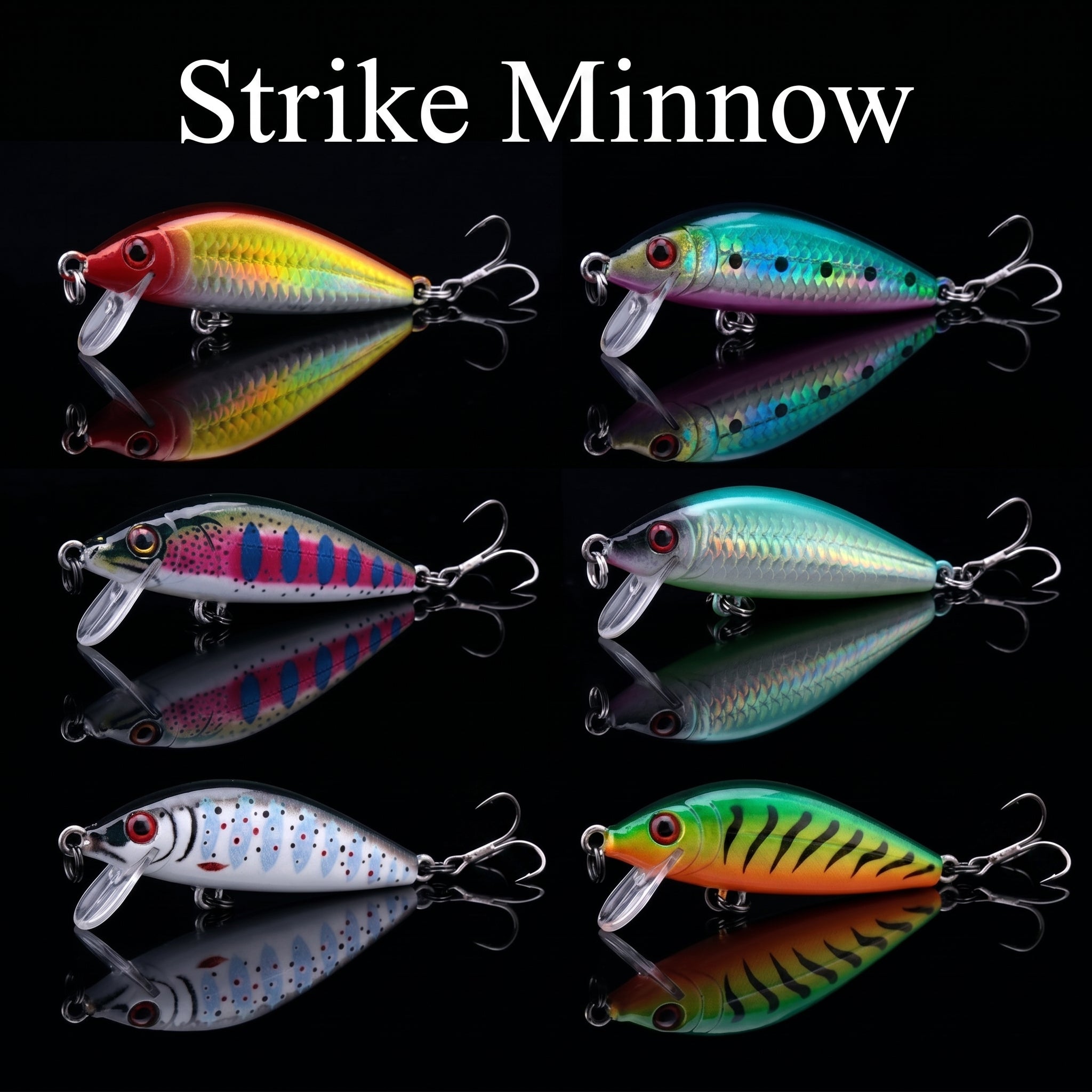 falls inch minnow fishing lure Rapala Rap - #7 / Night Out Trolled or cast this weighted balsa lure swims with a slow Rebel Jumpin Minnow Mother of