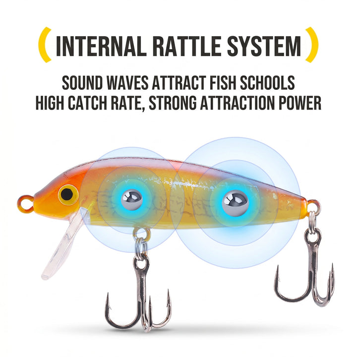 Strike Minnow 2 inch Hard Bait for bass, king salmon, landlocked salmon - Catch America product image