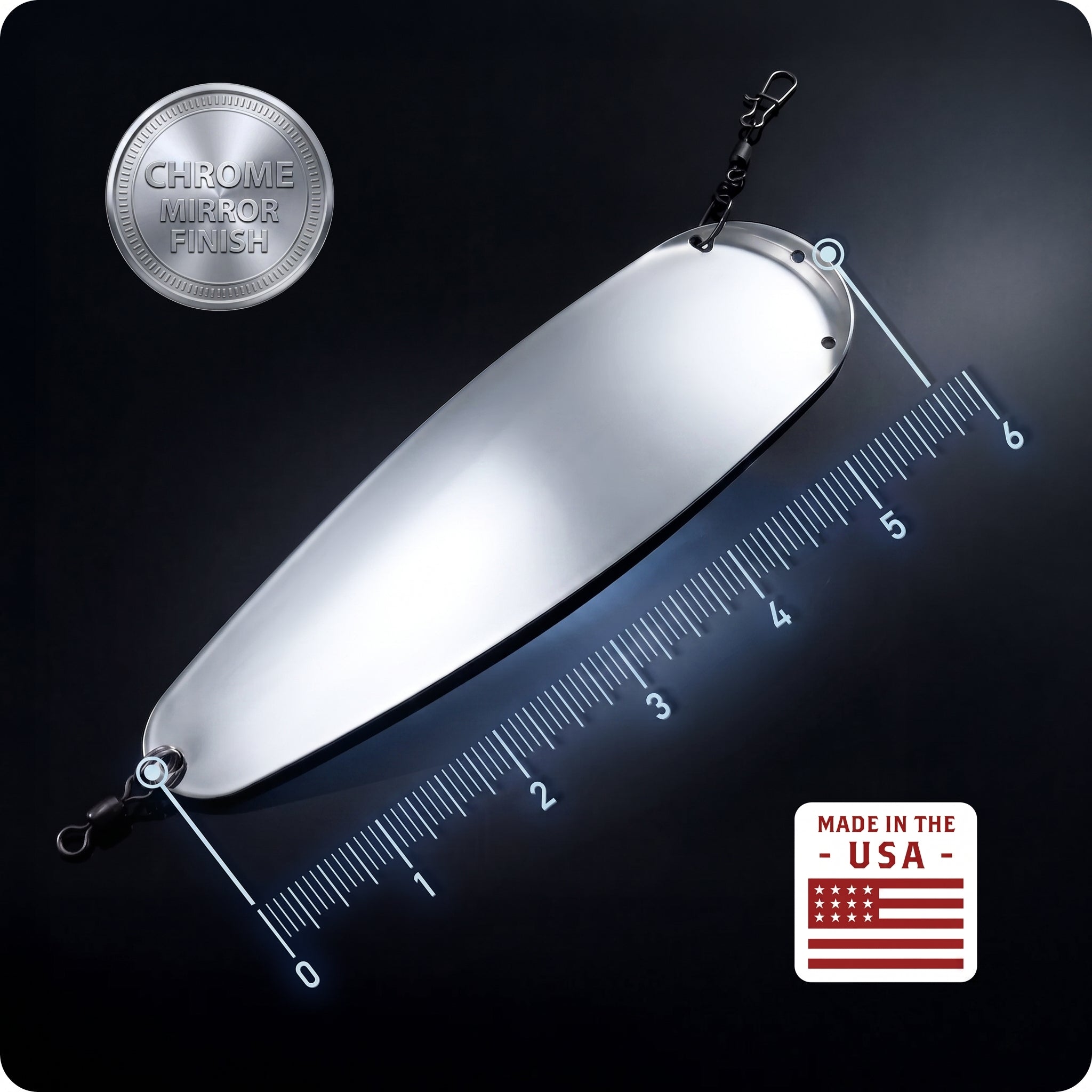 Trolling Dodger 6" - Kokanee & Trout for king salmon, kokanee, landlocked salmon - Catch America product image