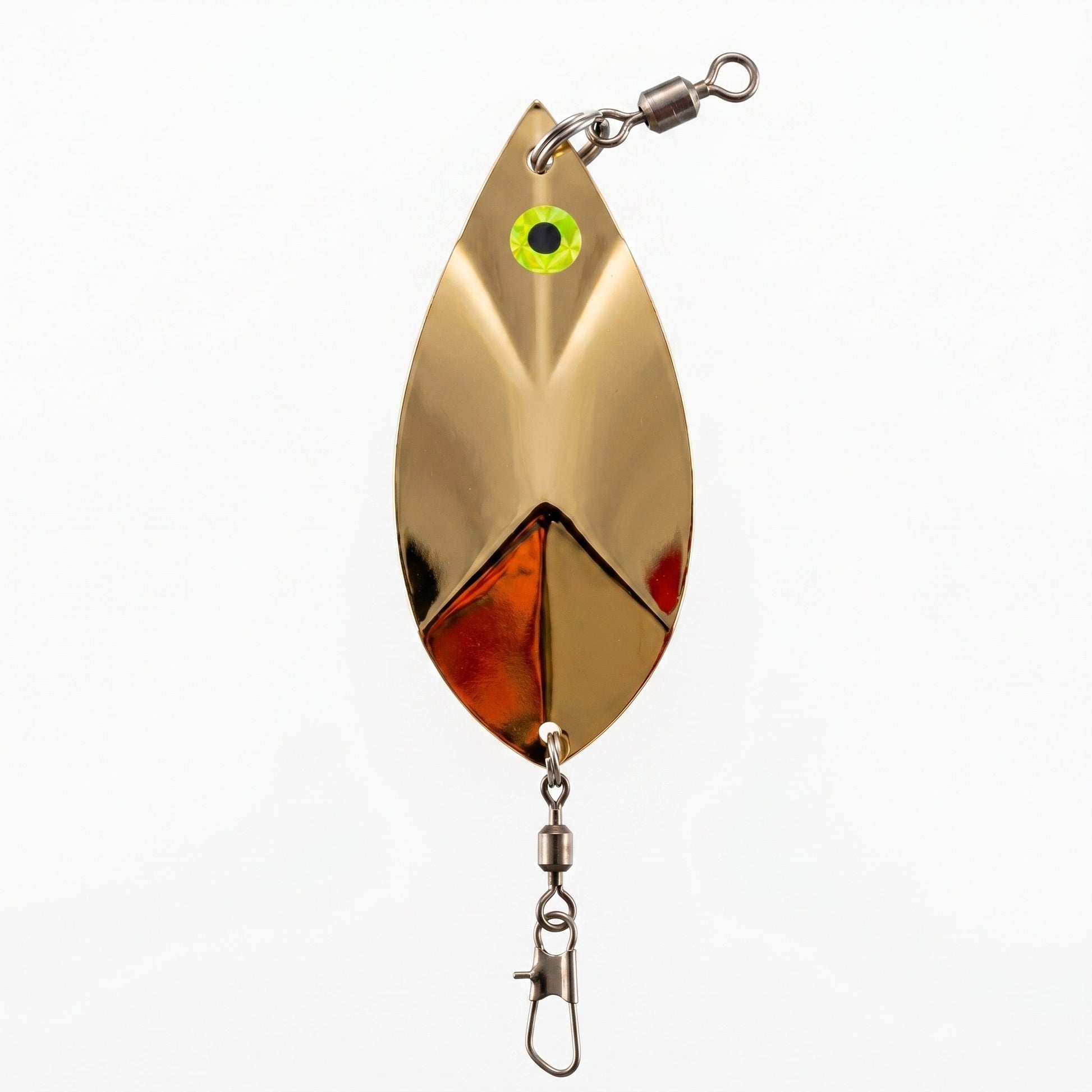 Willow Leaf Dodger 4" - Kokanee & Trout - 24k Gold