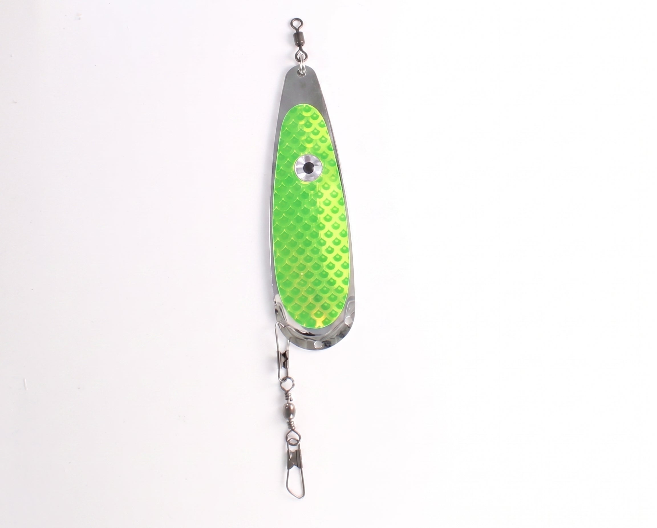 CA Trolling Dodger 4" - Kokanee & Trout - Chartreuse