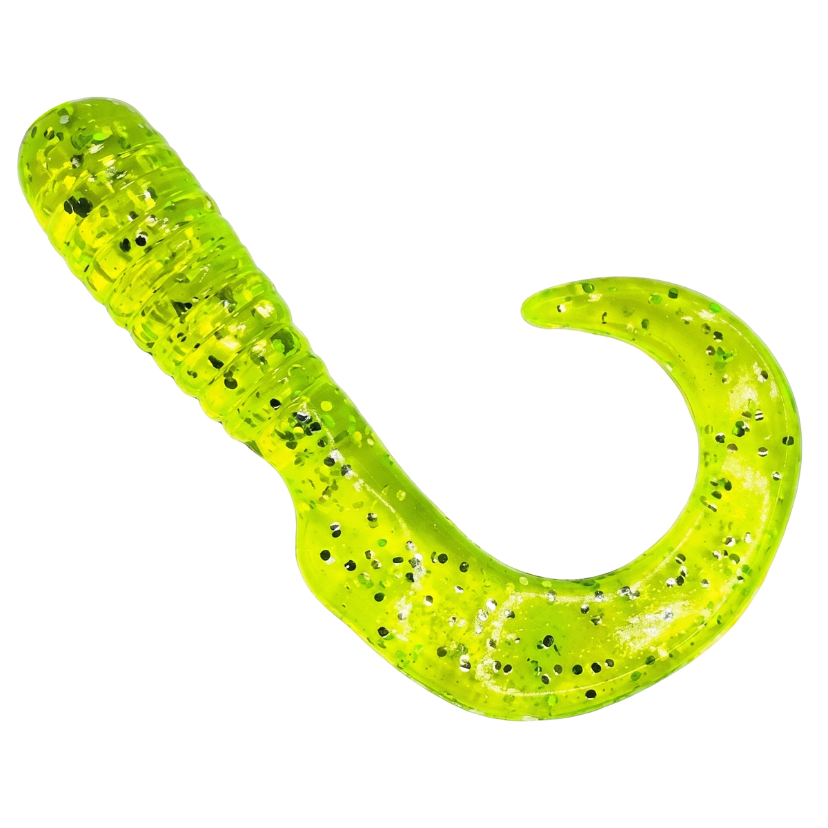 Trix Grubs 3" - Trout Soft Bait - 5 Pack in Chartreuse for trout - Catch America product image