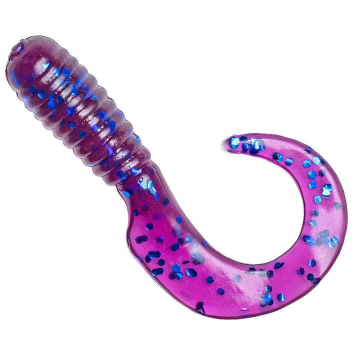 Trix Grubs 3" - Trout Soft Bait - 5 Pack in Purple for trout - Catch America product image
