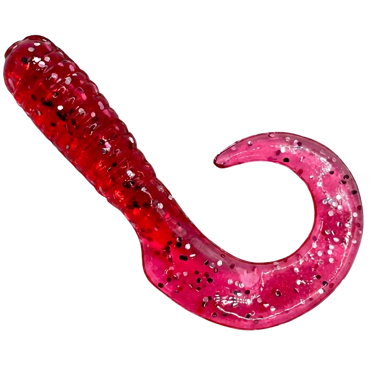 Trix Grubs 3" - Trout Soft Bait - 5 Pack in Red for trout - Catch America product image