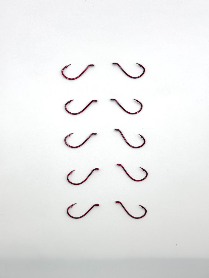 VMC Red Octopus Hooks - 10 Pack