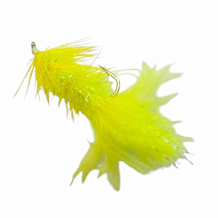 Trigger Bugger - Trout Trolling Fly - 2 Pack - Yellow