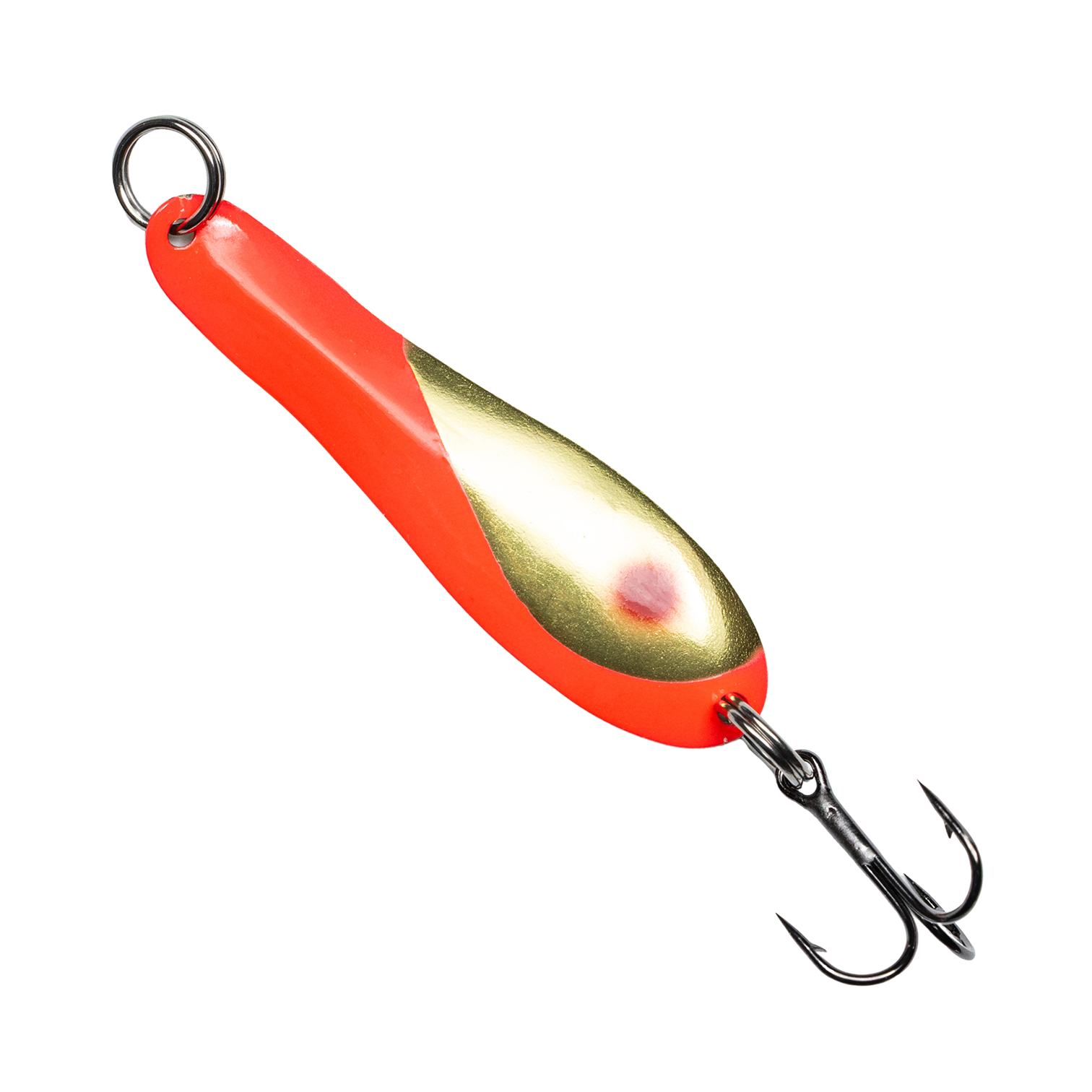 a copper fishing lure Red Baits Snatchin' Shad Silent Over 60 years of success catching all fresh water fish including trout Junior Optimizer 2.25" - Trout