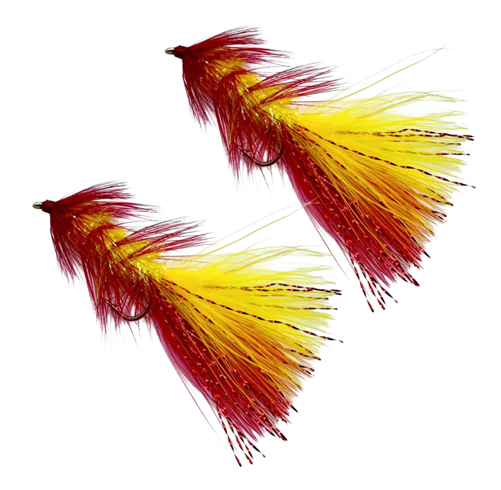 Trigger Bugger - Trout Trolling Fly - 2 Pack in Yellow/Red for trout - Catch America product image