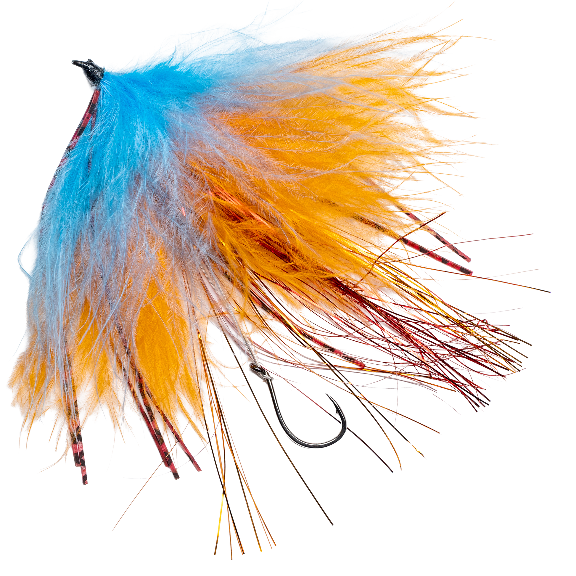 Trigger Fly - Trophy Trout Trolling Fly - 2 Pack in Orange and Blue for trout - Catch America product image