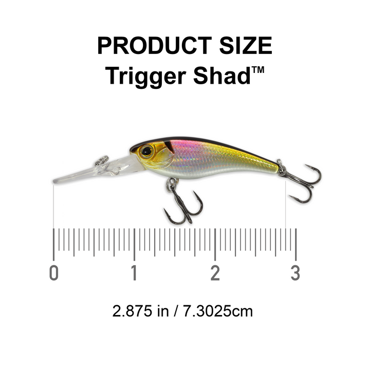 Trigger Shad 2" - Trout & Salmon Diving Plug for trout - Catch America product image