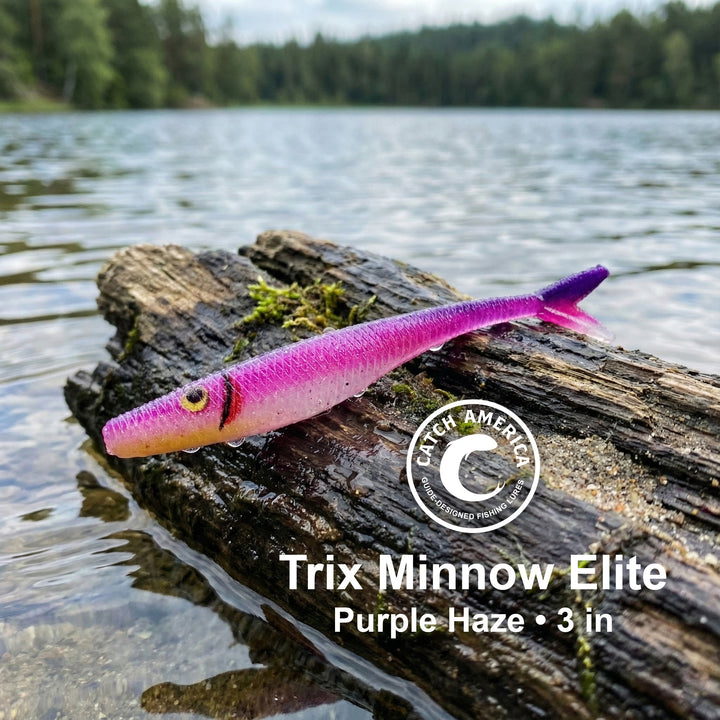 Trix Minnows Elite 3" - Trout Soft Bait - 5 Pack for king salmon, salmon, trout - Catch America product image