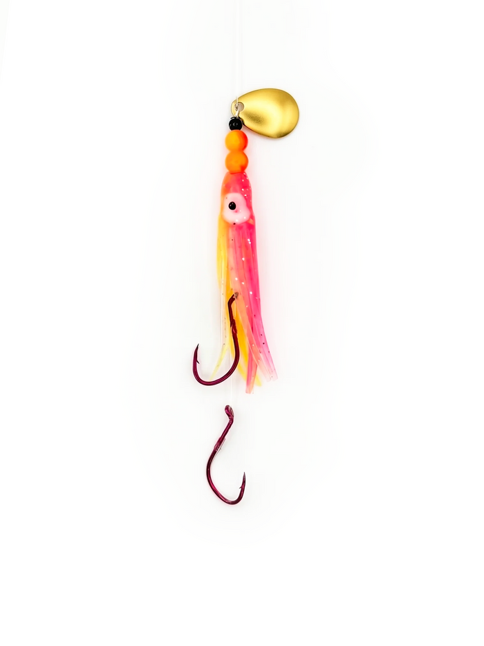 Uncle Larry's Hoochies - 2 Inch Trout Squid & Landlocked King Salmon Squid