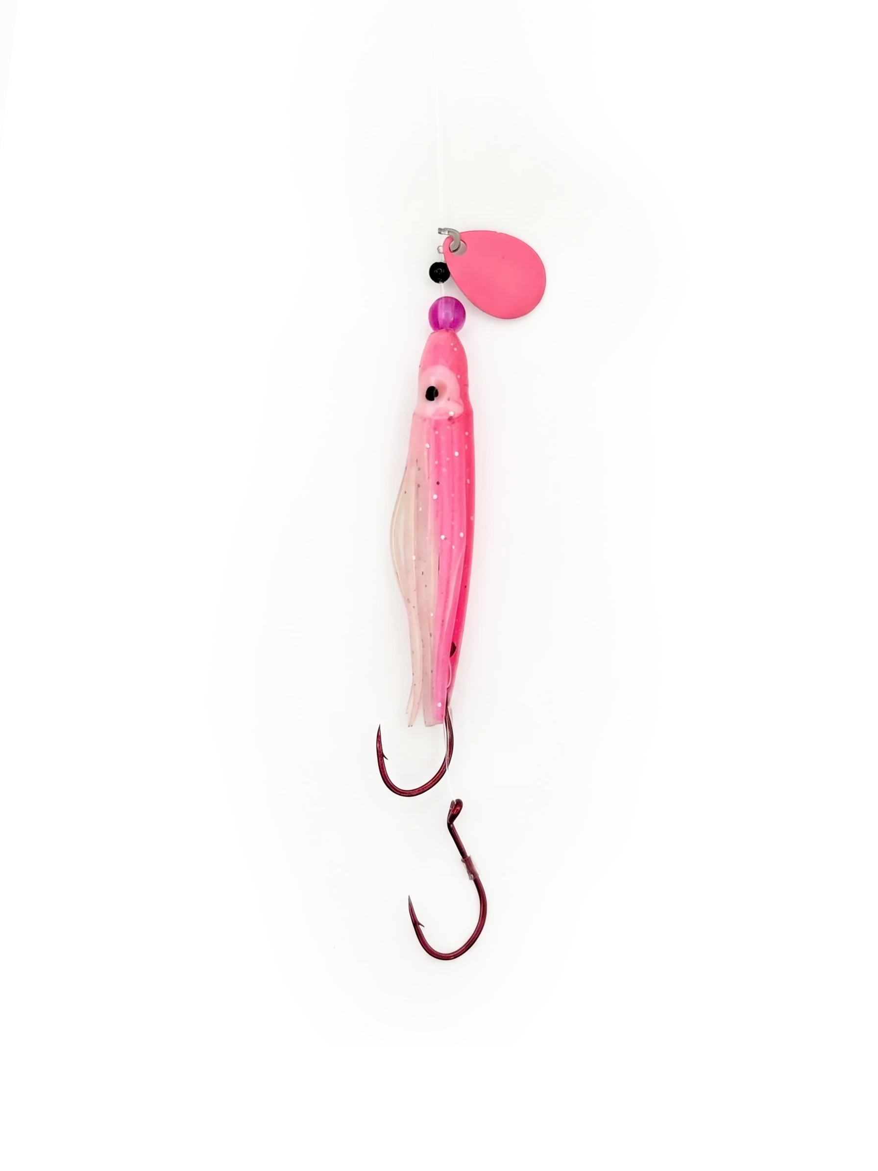 Uncle Larry's Hoochies - 2 Inch Trout Squid & Landlocked King Salmon Squid