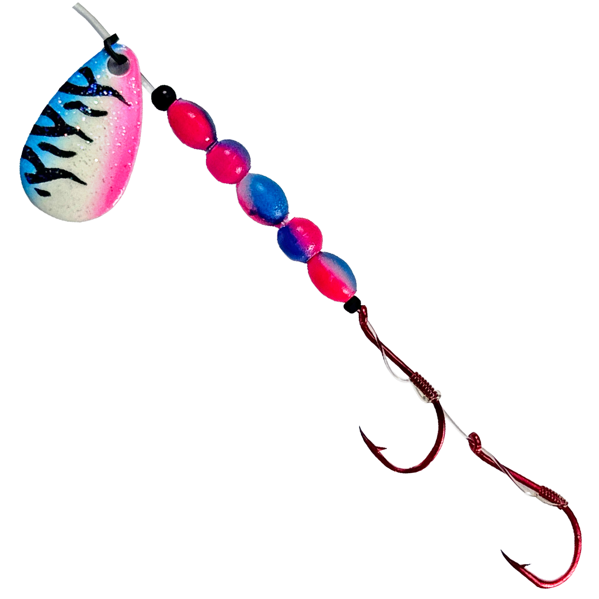 Uncle Larry's UV Glow Tiger Spinners