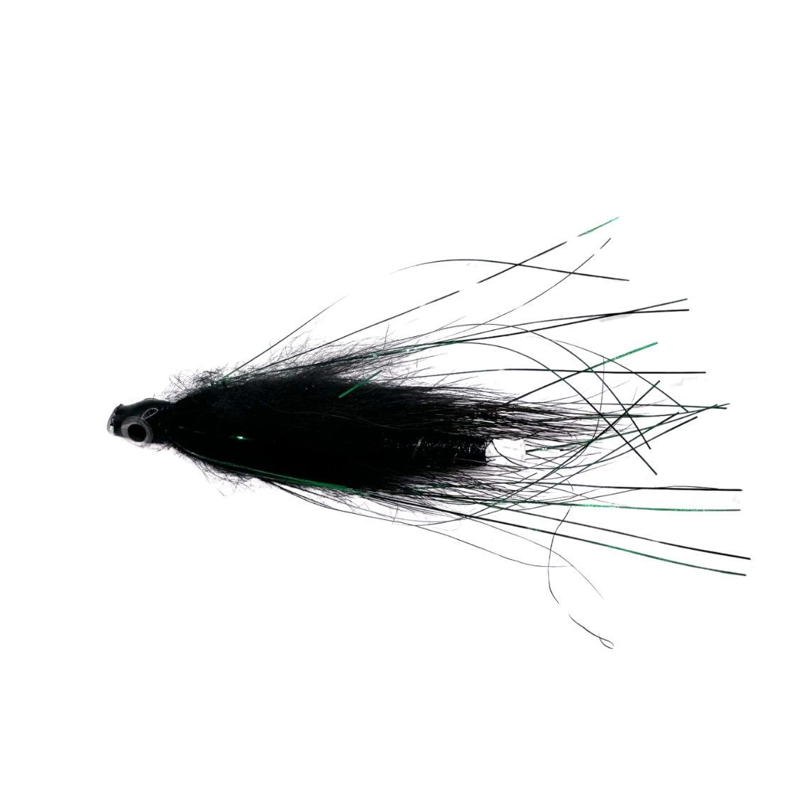 Tube Flies - Trout & Salmon Trolling Flies - 2 Pack in Black Green included in the Turbo Flasher and Trout Flies Bundle