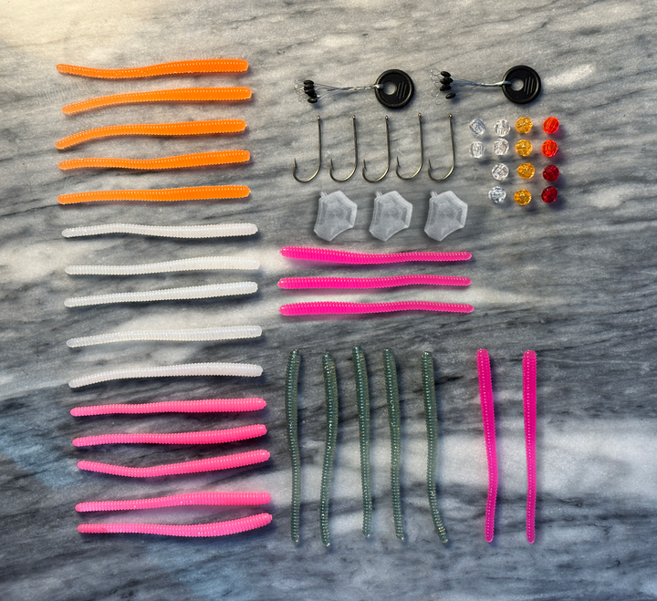 Trix Worms 3" - Trout Soft Bait - 25 Pack for king salmon, salmon, trout - Catch America product image