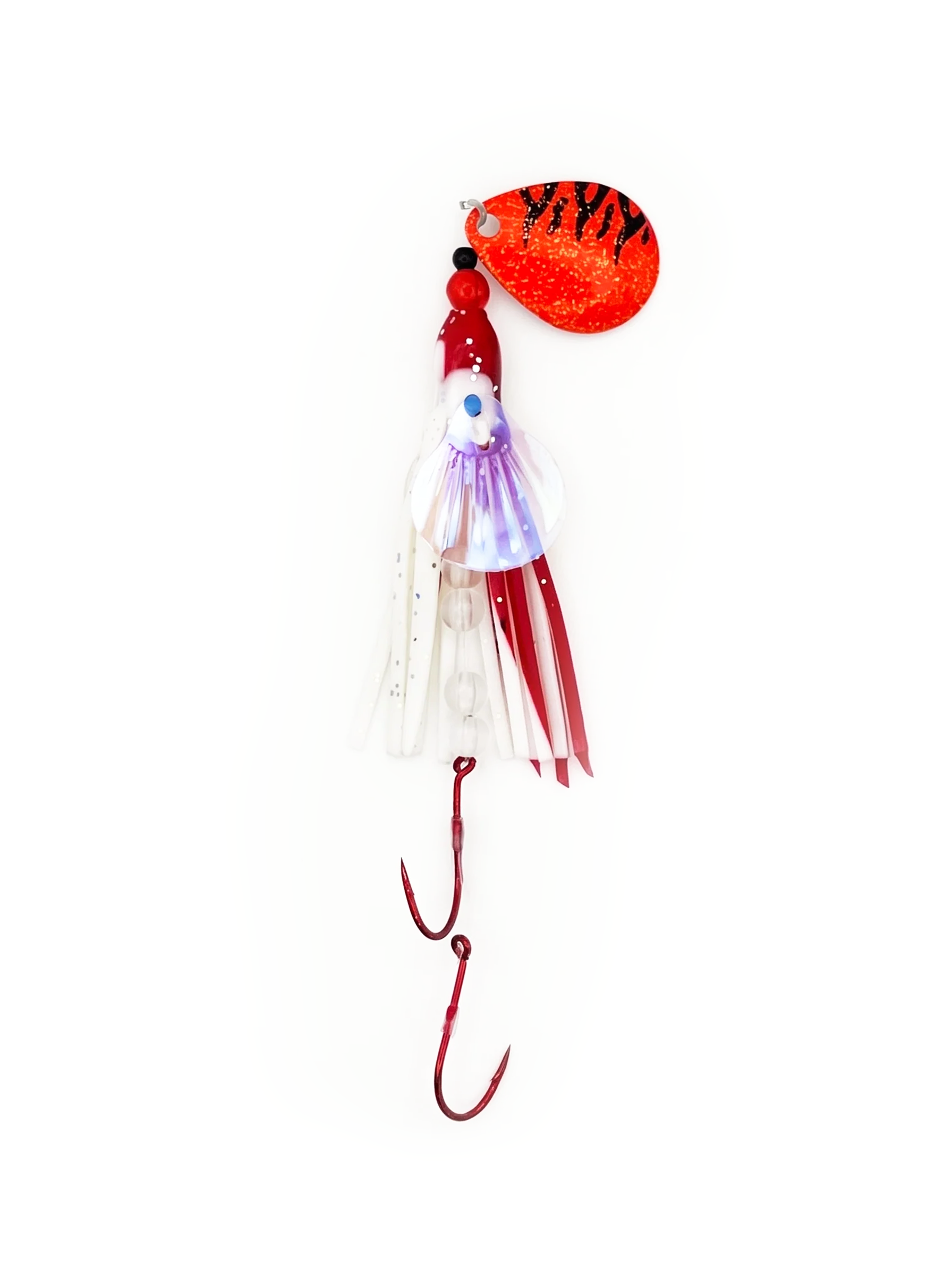 Wing Hoochies - 2 inch Trout & Landlocked King Squid