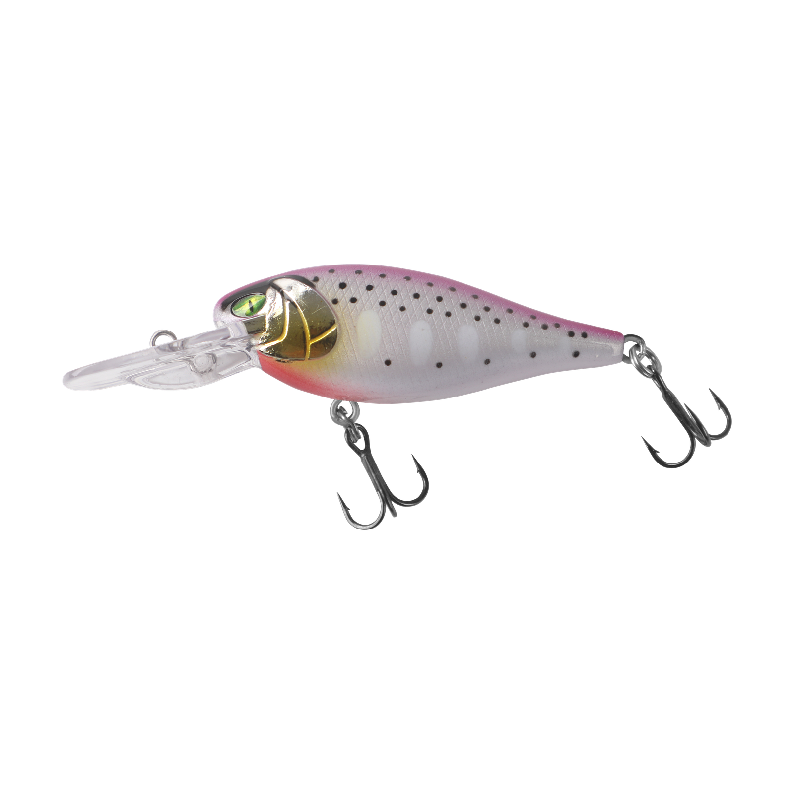 Big Nate Bait 2.25 inch floating hard bait Pink Back Spotted Shad
