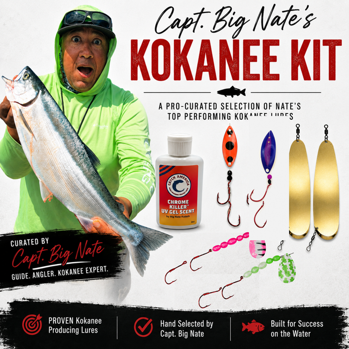 Capt Big Nate Kokanee Kit with X-Pex 1.75 Inch The Kavorkian